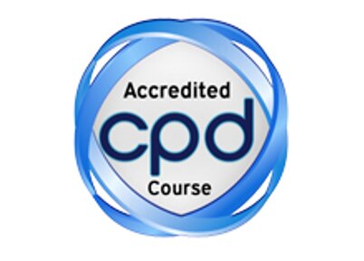 Logo showing accredited CPD course