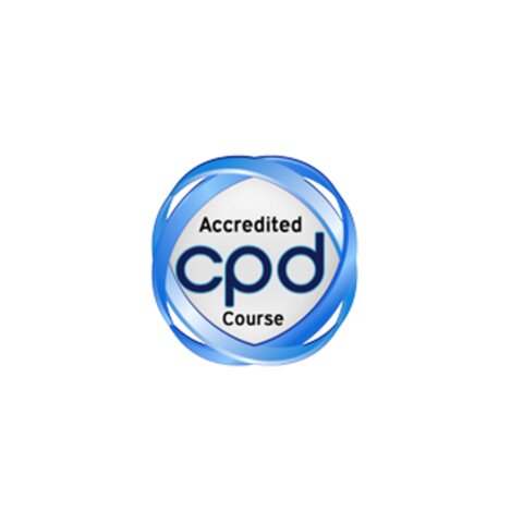 Logo showing accredited CPD course