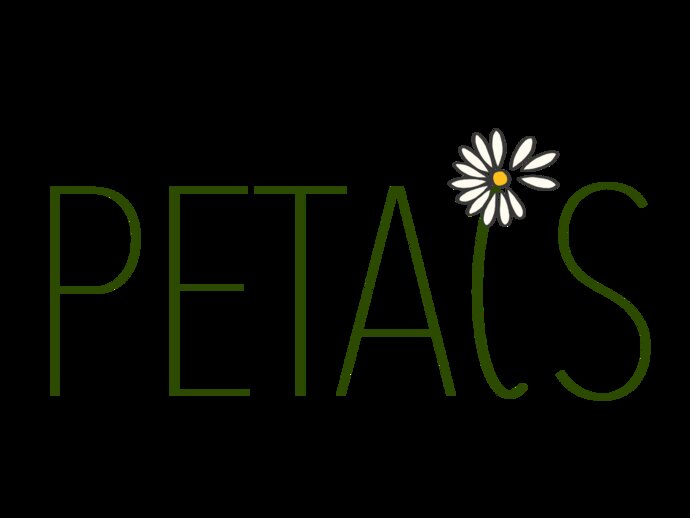 PETALS logo where the "L" in petals is a daisy with some petals blowing away.