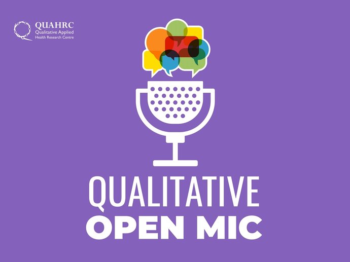 Qualitative Open Mic Podcast Qualitative Open Mic Logo