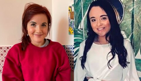 Rachel Temple and Niamh Elam