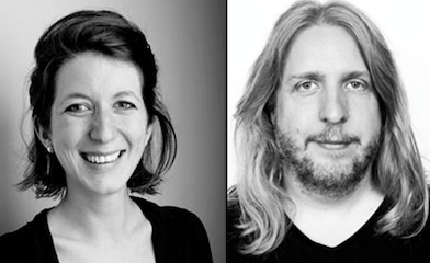 Anna Verey and Howard Burdett